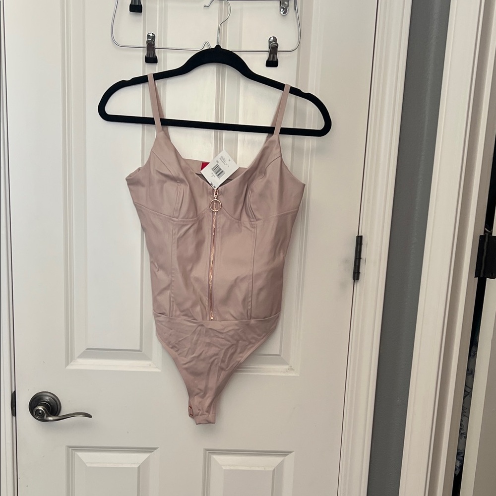 Guess Blush Pink Kids One Piece Bodysuit
